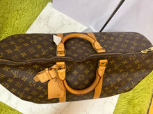 Load image into Gallery viewer, LOUIS VUITTON Monogram Keepall 50