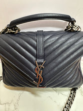 Load image into Gallery viewer, YSL Chevron Quilt College - Navy Blue