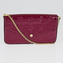 Load image into Gallery viewer, LOUIS VUITTON Pochette Felicie Vernis Magenta
