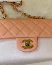 Load image into Gallery viewer, CHANEL 22C Mini Flap Bag Peach ( BRAND NEW!! )
