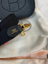 Load image into Gallery viewer, HERMES Taurillon Clemence Evelyne TPM Black (NEW!!)