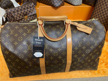 Load image into Gallery viewer, LOUIS VUITTON Monogram Canvas Keepall 50