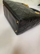 Load image into Gallery viewer, CHRISTIAN DIOR Lady Dior Black - Medium