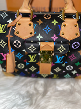 Load image into Gallery viewer, LOUIS VUITTON Monogram Multicolor Speedy 30 Bag - Black