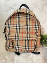 Load image into Gallery viewer, BURBERRY Vintage Check Nylon Backpack