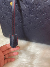 Load image into Gallery viewer, LOUIS VUITTON Montaigne Navy Empriente MM