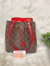 Load image into Gallery viewer, LOUIS VUITTON Red Neonoe Monogram