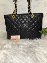 Load image into Gallery viewer, CHANEL Caviar Grand Shopping Tote GST Black