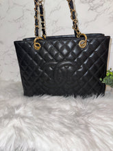 Load image into Gallery viewer, CHANEL Caviar Grand Shopping Tote GST Black