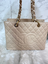 Load image into Gallery viewer, CHANEL Caviar Grand Shopping Tote GST Beige
