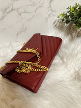 Load image into Gallery viewer, YSL Quilted Envelope Wallet on Chain