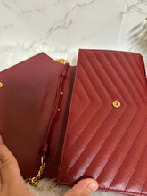 Load image into Gallery viewer, YSL Quilted Envelope Wallet on Chain