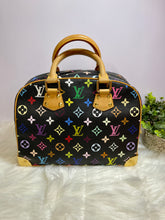 Load image into Gallery viewer, LOUIS VUITTON Black Monogram Multicolor Trouville