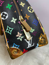 Load image into Gallery viewer, LOUIS VUITTON Black Monogram Multicolor Trouville