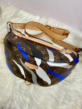 Load image into Gallery viewer, LOUIS VUITTON x League Of Legends Capsule Collection Blue Silver Monogram Bumbag (Limited Edition)