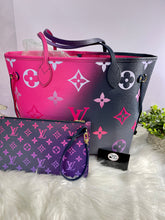 Load image into Gallery viewer, LOUIS VUITTON Neverfull MM Midnight Fuchsia