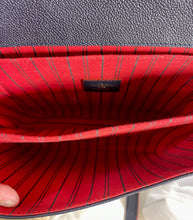 Load image into Gallery viewer, LOUIS VUITTON Blue Monogram Empreinte Leather Pochette Metis