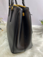 Load image into Gallery viewer, PRADA Black Saffiano Leather Zip Tote LARGE