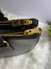 Load image into Gallery viewer, PRADA Black Saffiano Leather Zip Tote LARGE