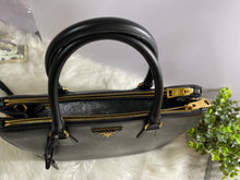 Load image into Gallery viewer, PRADA Black Saffiano Leather Zip Tote LARGE