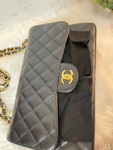 Load image into Gallery viewer, CHANEL Caviar Quilted Double Flap Jumbo