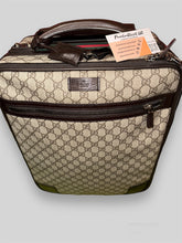 Load image into Gallery viewer, GUCCI Supreme Monogram Striped Luggage Bag
