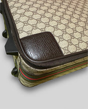 Load image into Gallery viewer, GUCCI Supreme Monogram Striped Luggage Bag
