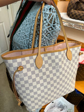 Load image into Gallery viewer, LOUIS VUITTON Damier Azur Neverfull MM
