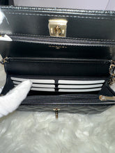 Load image into Gallery viewer, CHANEL Caviar Quilted Wallet On Chain - Black
