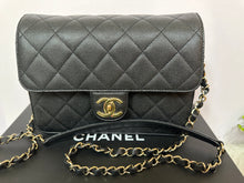 Load image into Gallery viewer, CHANEL Like A Wallet Flap - Black Caviar
