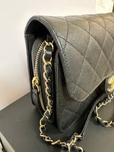 Load image into Gallery viewer, CHANEL Like A Wallet Flap - Black Caviar
