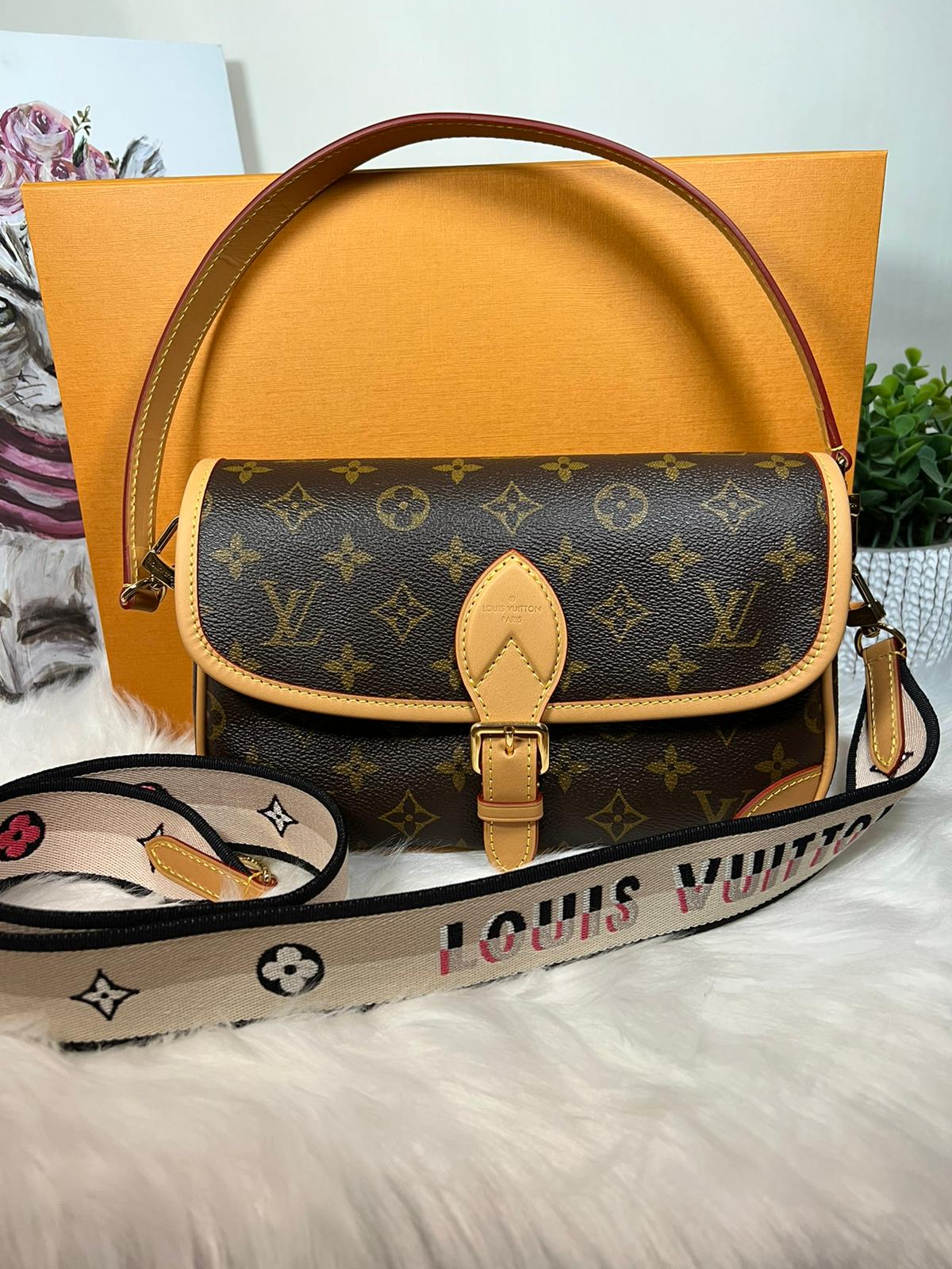Louis Vuitton Diane NM Handbag Empreinte Leather Neutral 2335331