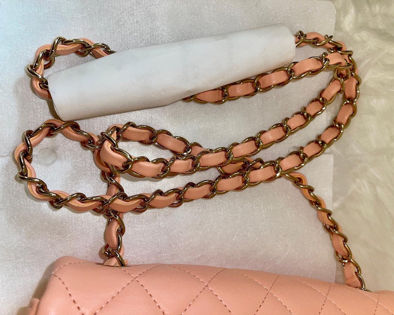 CHANEL 22C Mini Flap Bag Peach ( BRAND NEW!! )