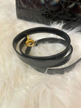 Load image into Gallery viewer, CHRISTIAN DIOR Lady Dior Black Patent Large
