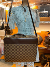 Load image into Gallery viewer, LOUIS VUITTON Damier Canvas Porte Ordinateur Sabana Laptop Bag

