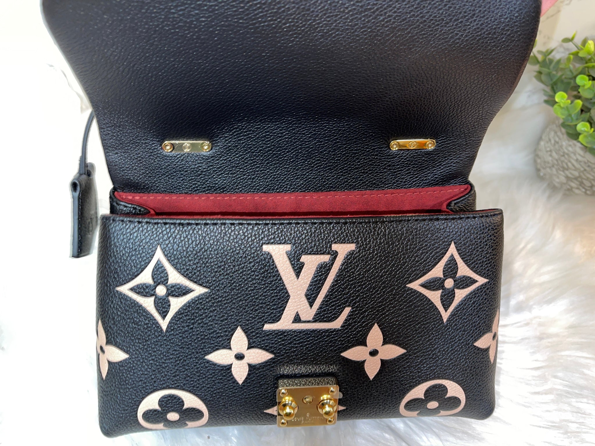 Madeleine BB Bicolour Monogram Empreinte Leather - Handbags