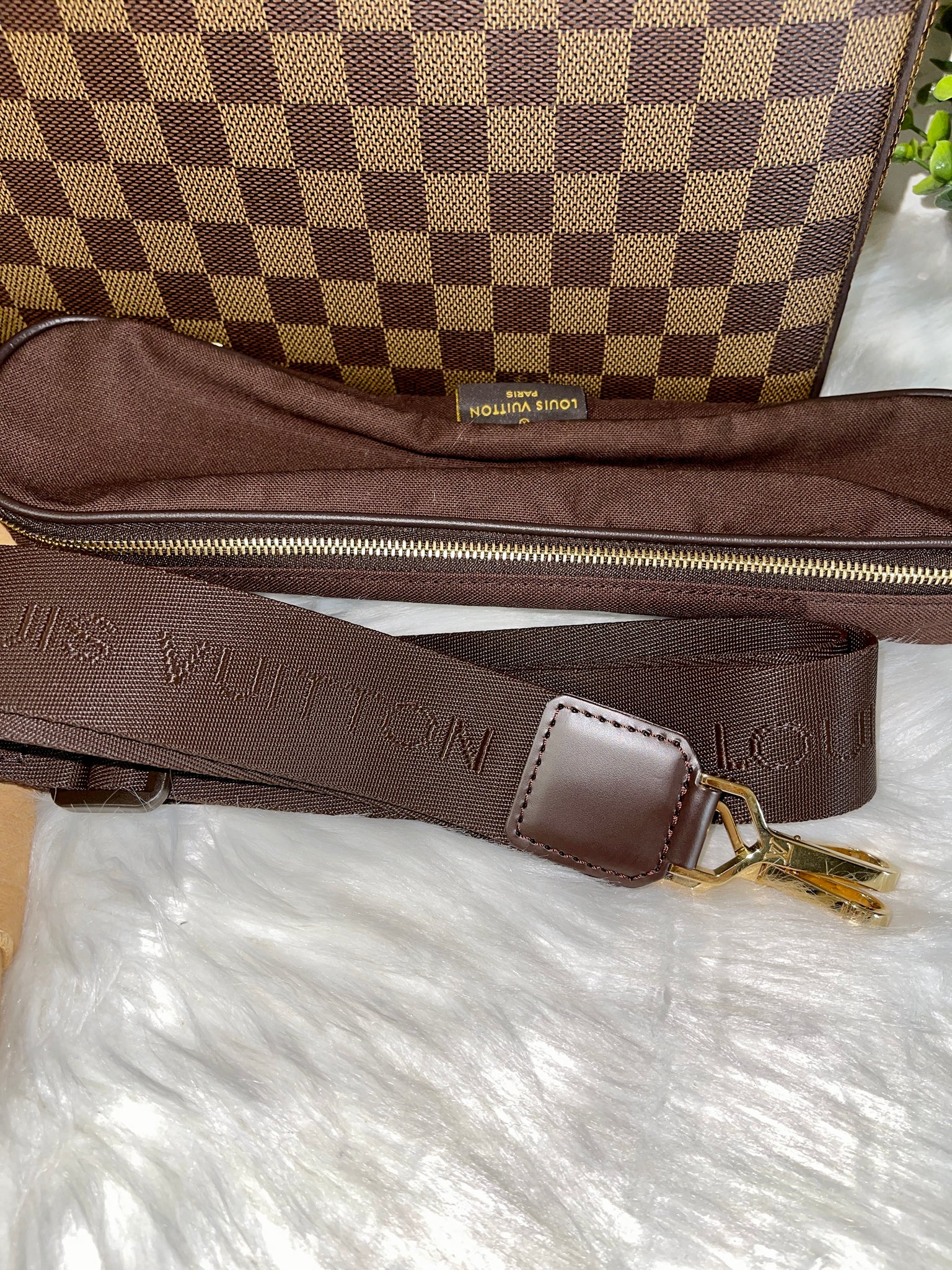 Louis Vuitton Damier Ebene Canvas Sabana Laptop Bag Louis Vuitton