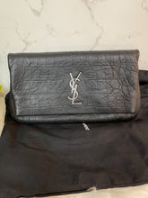 Load image into Gallery viewer, YSL Croc-Effect Clutch
