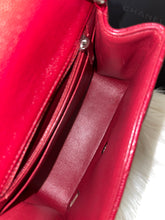 Load image into Gallery viewer, CHANEL 17B Red Caviar Square Mini Classic Flap
