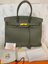 Load image into Gallery viewer, HERMES Birkin 35 Togo Gold Hardware
