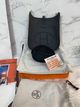 Load image into Gallery viewer, HERMES Taurillon Clemence Evelyne TPM Black (NEW!!)
