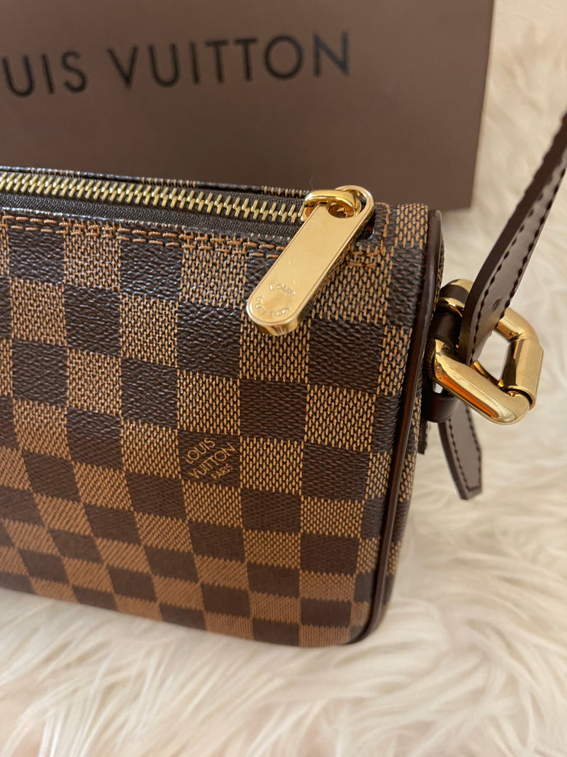 LOUIS VUITTON Damier Ebene Canvas Ravello GM