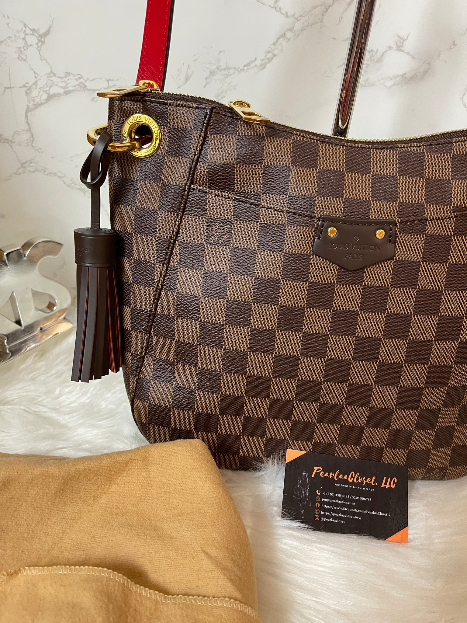 LOUIS VUITTON Damier Ebene South Bank Besace – PearlaaClosetLLC