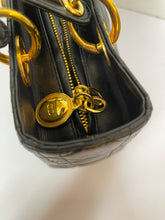 Load image into Gallery viewer, CHRISTIAN DIOR Lady Dior Black - Medium
