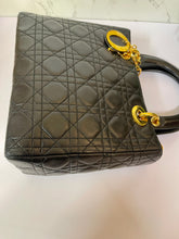 Load image into Gallery viewer, CHRISTIAN DIOR Lady Dior Black - Medium

