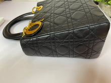 Load image into Gallery viewer, CHRISTIAN DIOR Lady Dior Black - Medium
