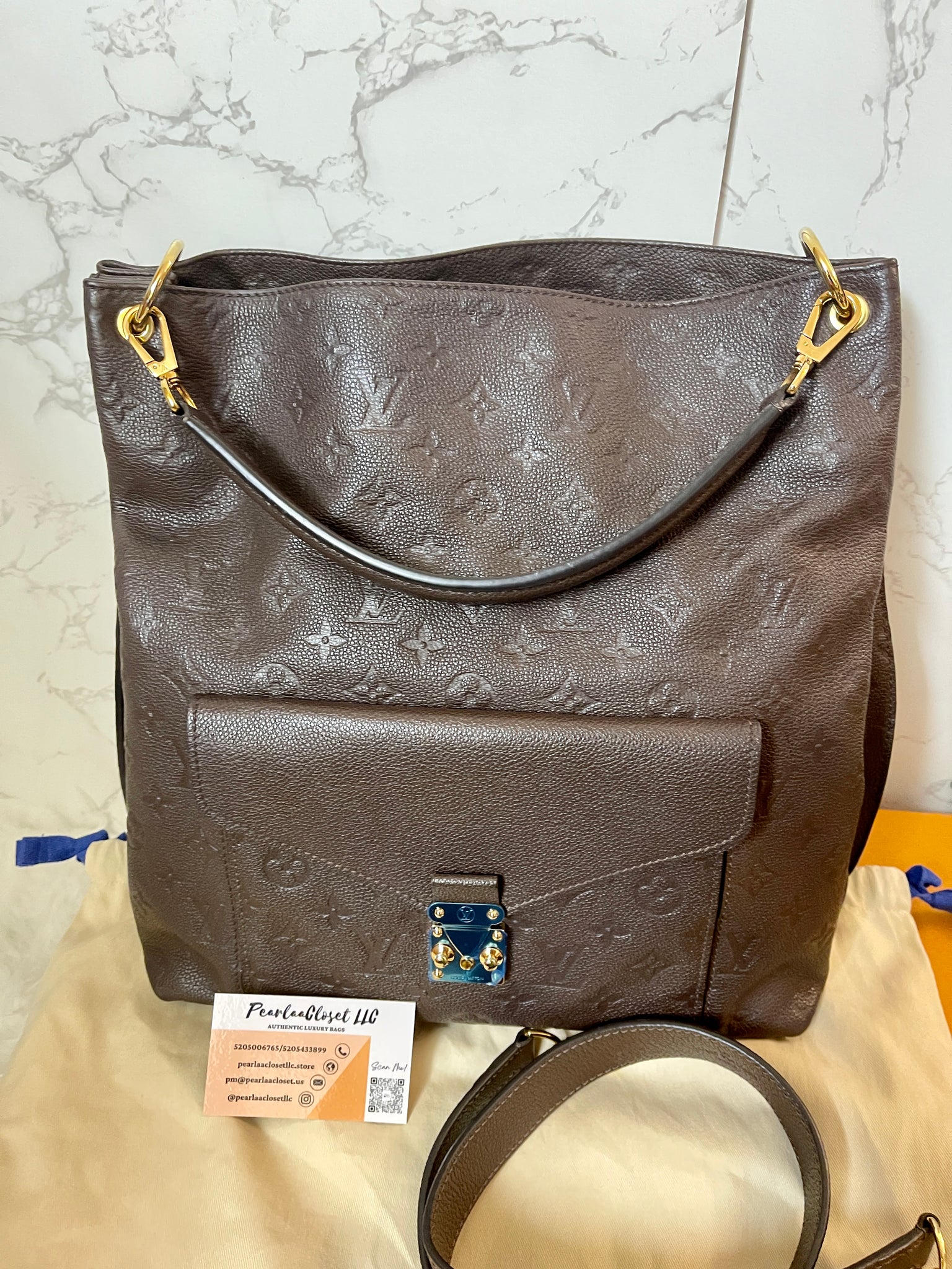 Louis Vuitton Metis Hobo Monogram Empreinte Shoulder Bag