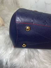 Load image into Gallery viewer, LOUIS VUITTON Montaigne Navy Empriente MM
