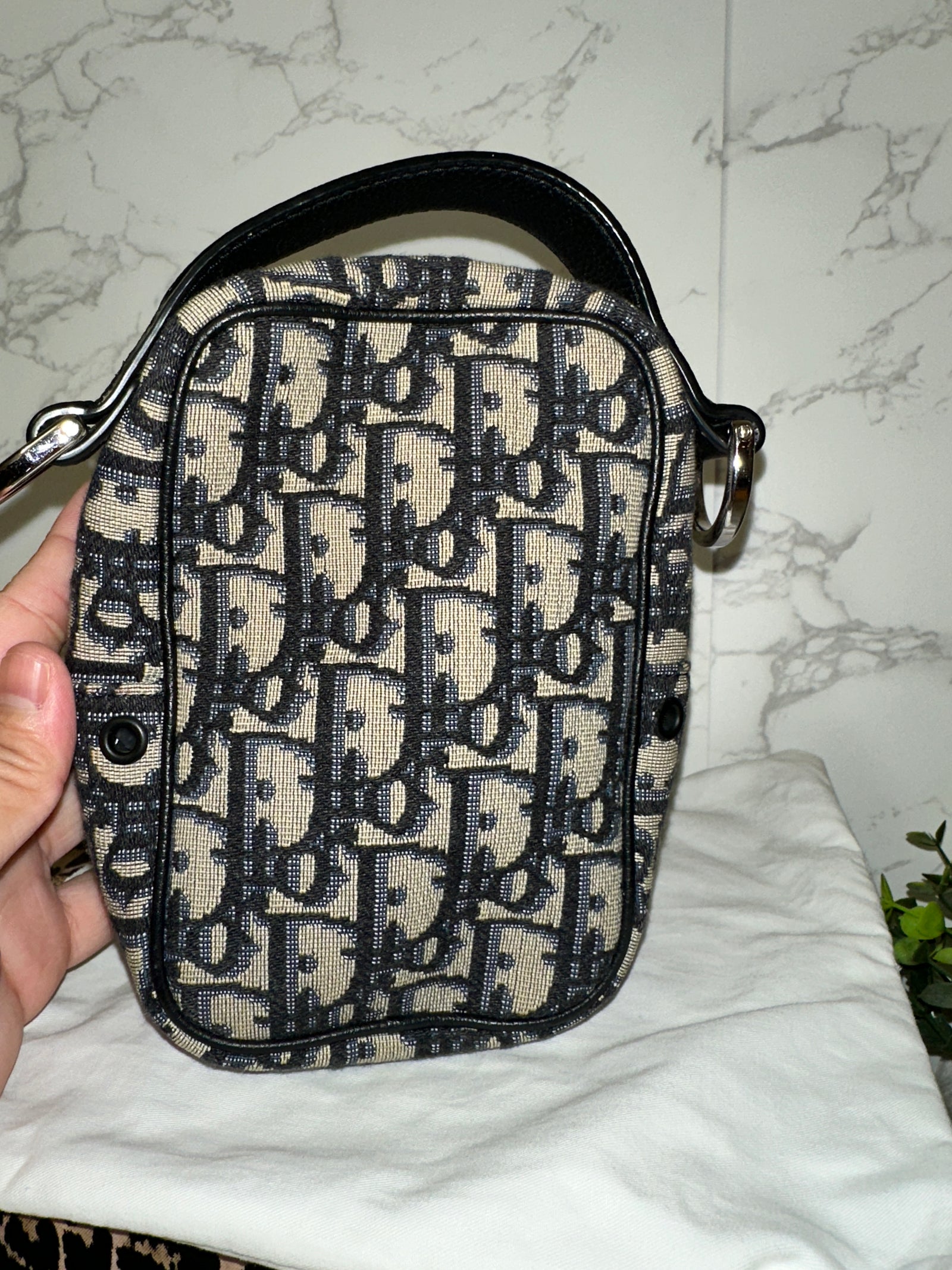 CHRISTIAN DIOR Oblique Micro Rider Pouch – PearlaaCloset LLC