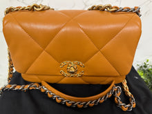 Load image into Gallery viewer, CHANEL 19 Caramel Gold Hardware
